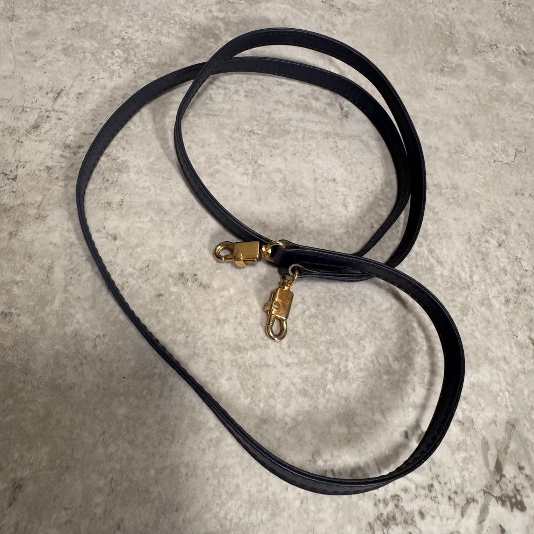 FENDI ペカン柄 ハンドバッグ ショルダーバッグ 2way ネイビー 鍵付き