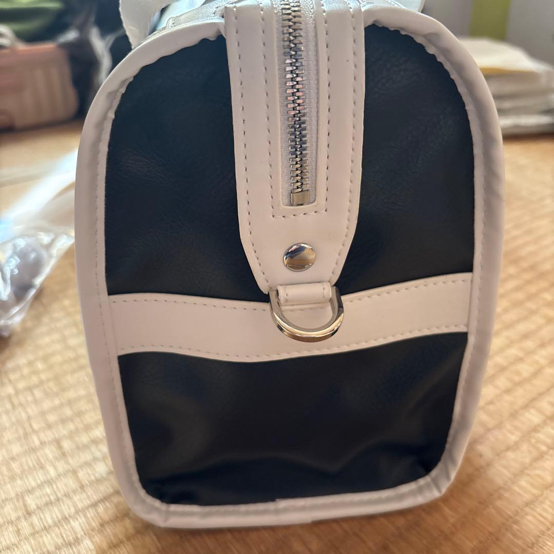 PEARLY GATES キャディバッグ 黒/白/赤