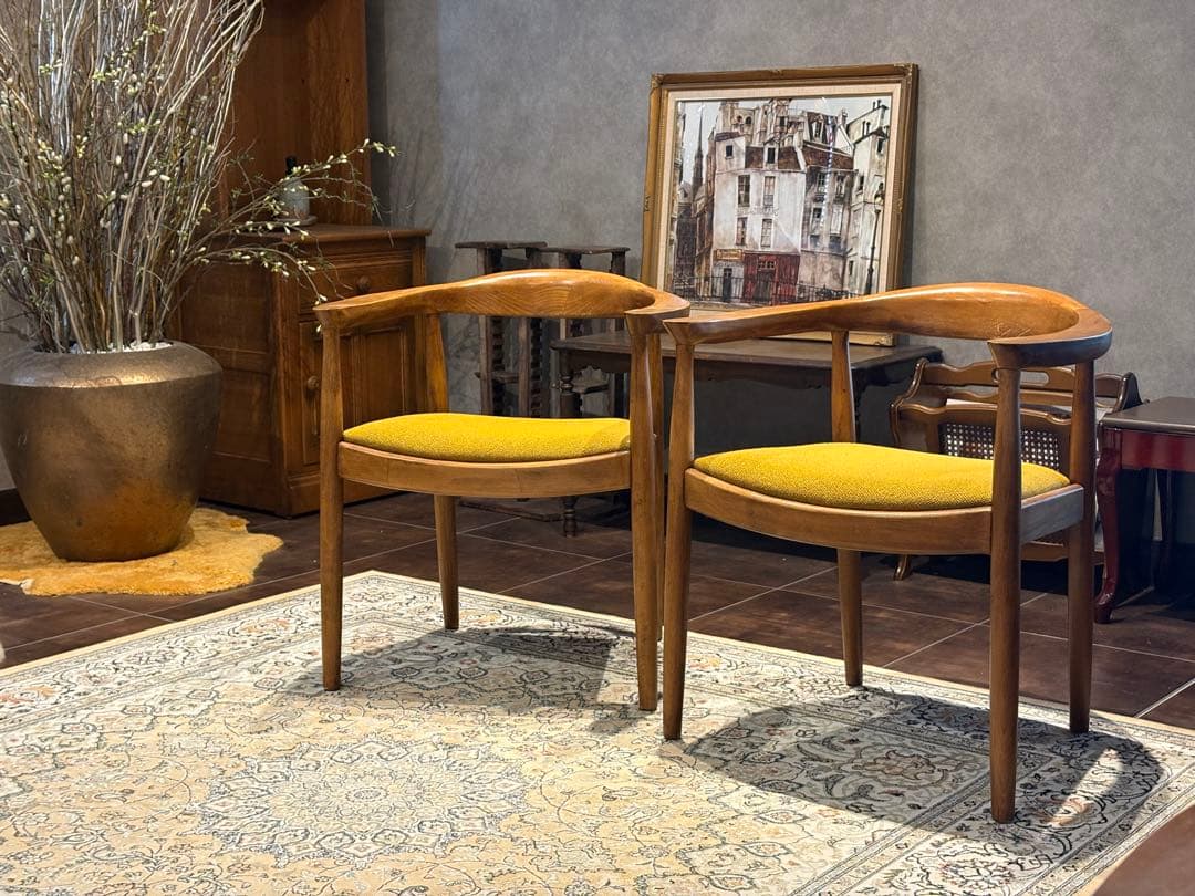 ①ハンス・J・ウェグナー ザ・チェア リプロダクト リメイク ビンテージ IZ