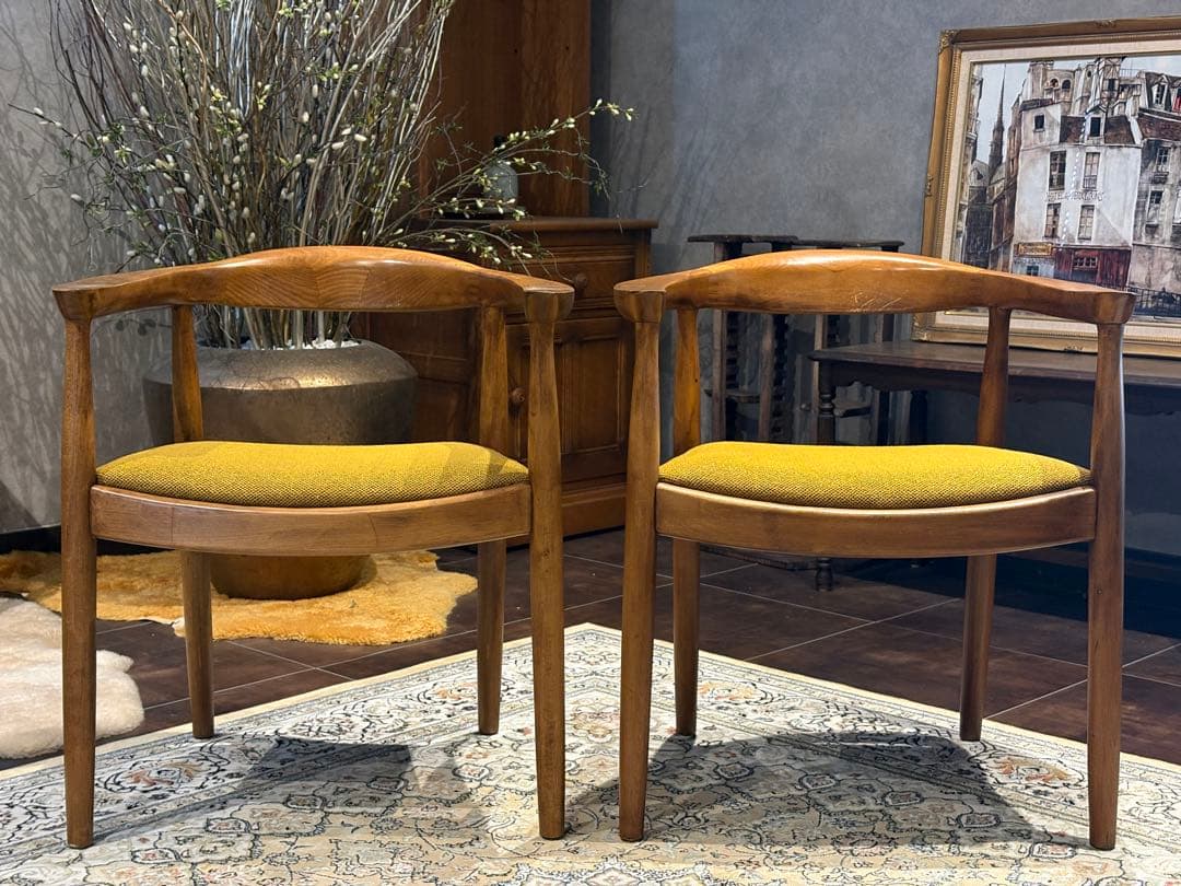 ①ハンス・J・ウェグナー ザ・チェア リプロダクト リメイク ビンテージ IZ