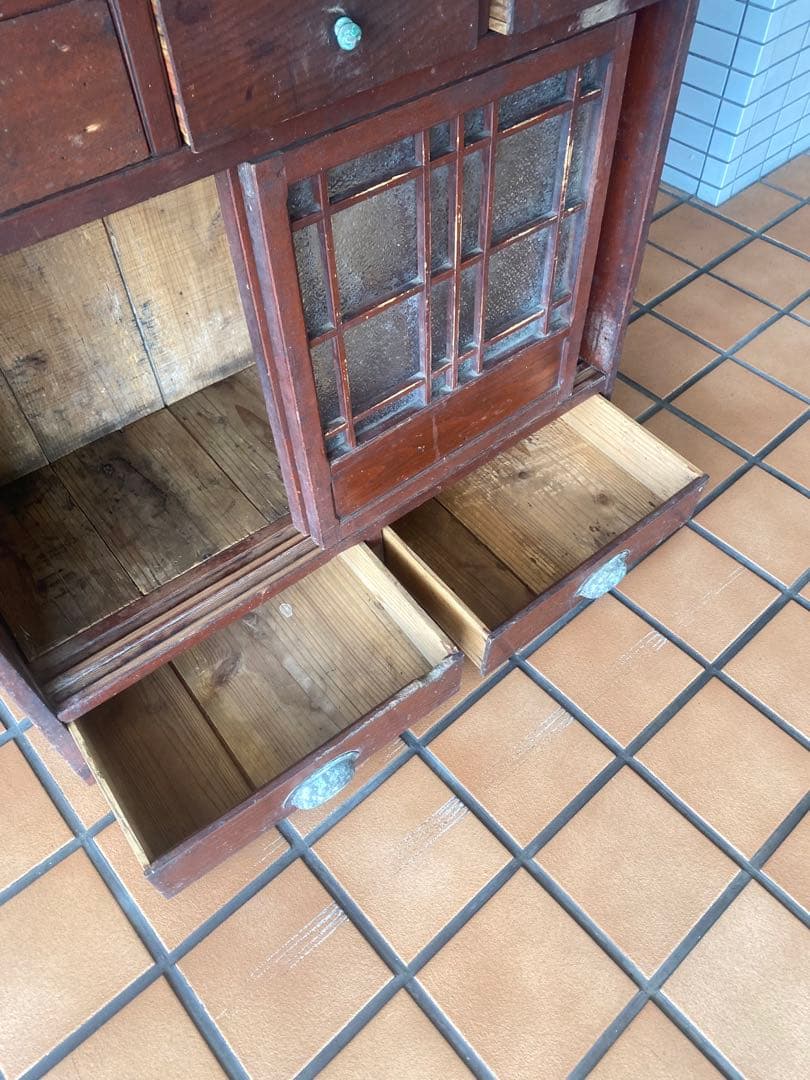 茶箪笥　食器棚　整理棚　小物入れ　昭和アンティーク