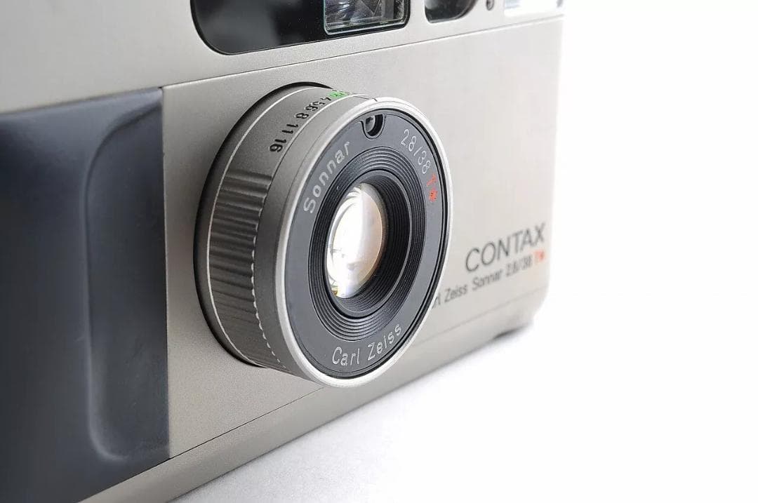 【動作品】Contax コンタックス　Ｔ２　フィルムカメラ