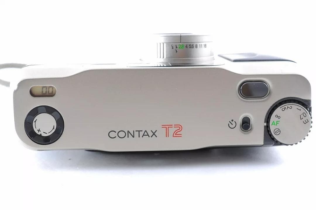 【動作品】Contax コンタックス　Ｔ２　フィルムカメラ