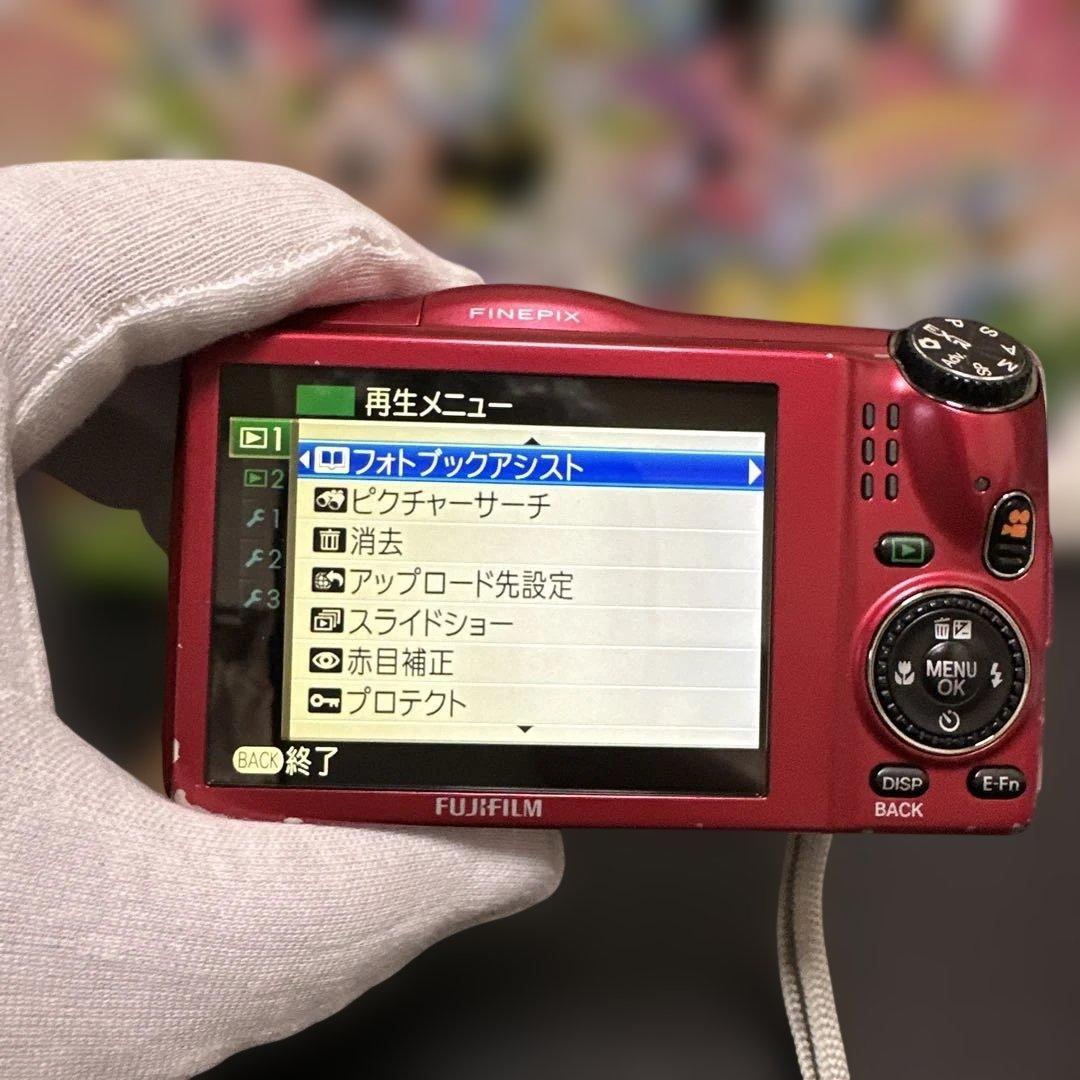FUJIFILM FINEPIX F820EXRレッド中古良品