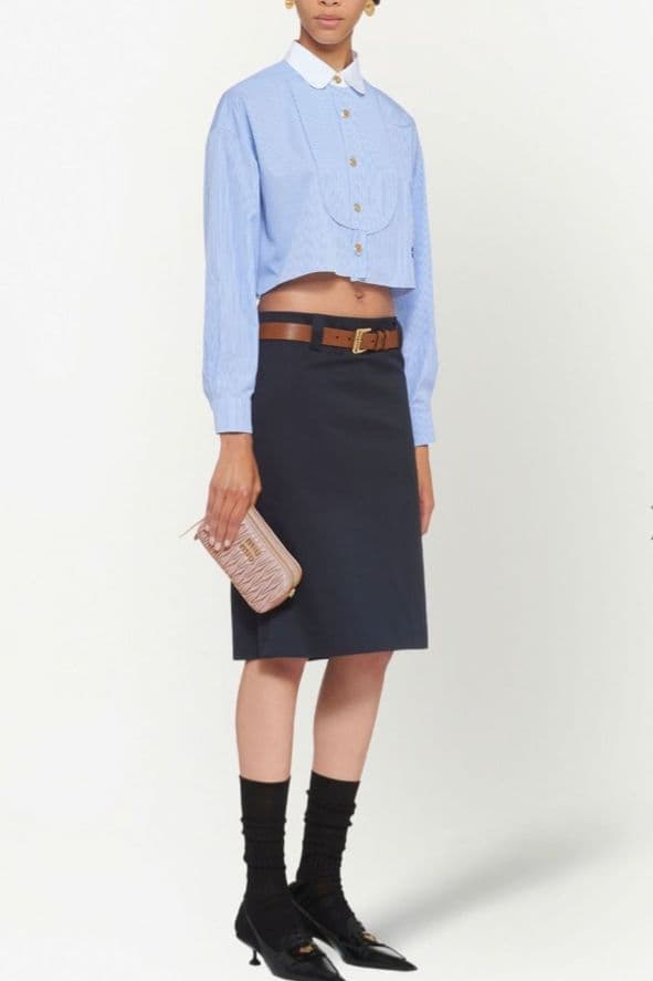 ♡MIU MIU マトラッセ・ナッパレザー・ミニバッグ