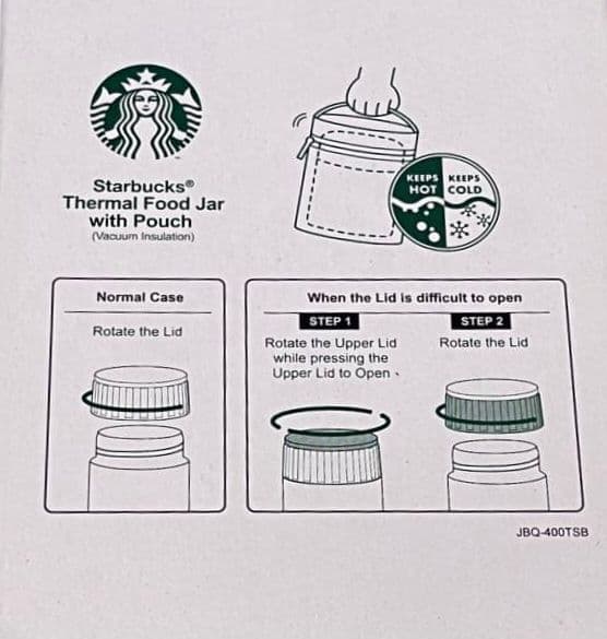 タイ限定　Starbucks THERMOS　フードジャー　専用ポーチ付き