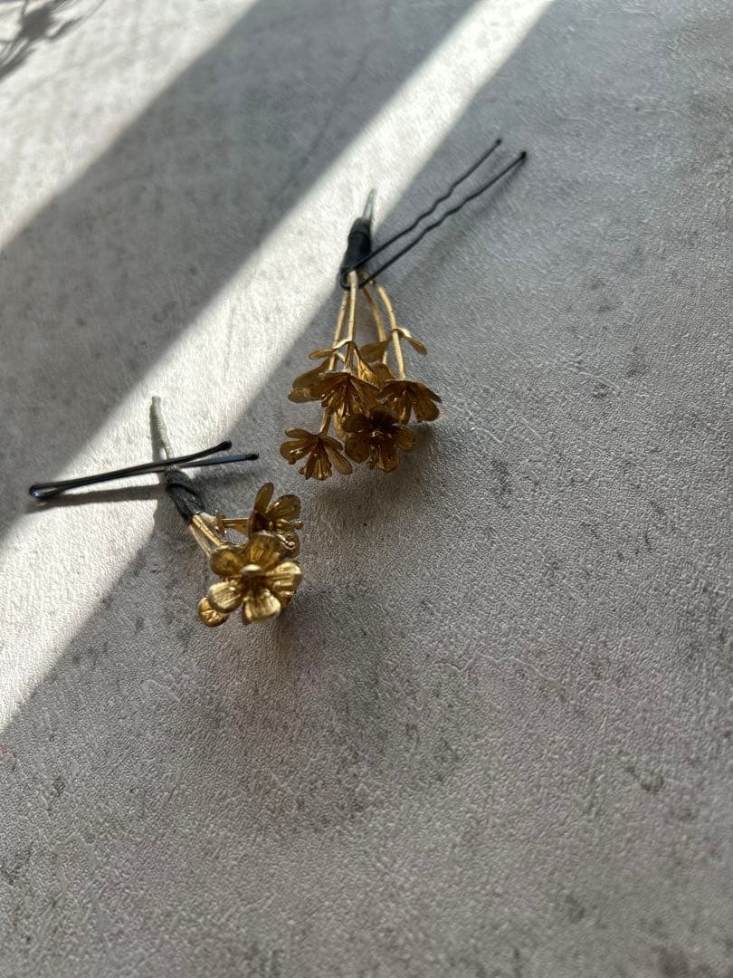 ぴーち様order髪飾り