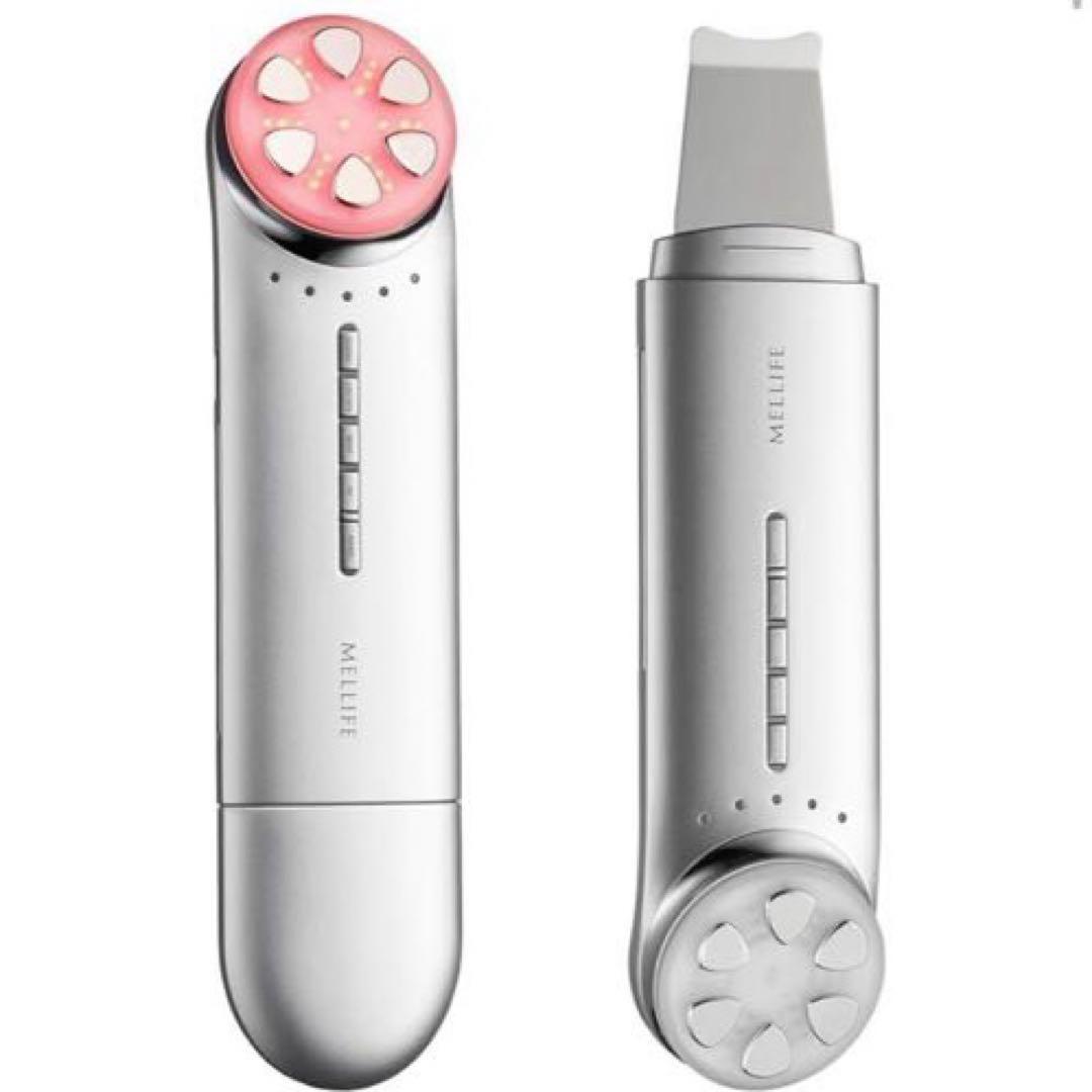 ★新品未使用未開封MELLIFEメリフフェイシャル美顔器毛穴洗浄emsrfled