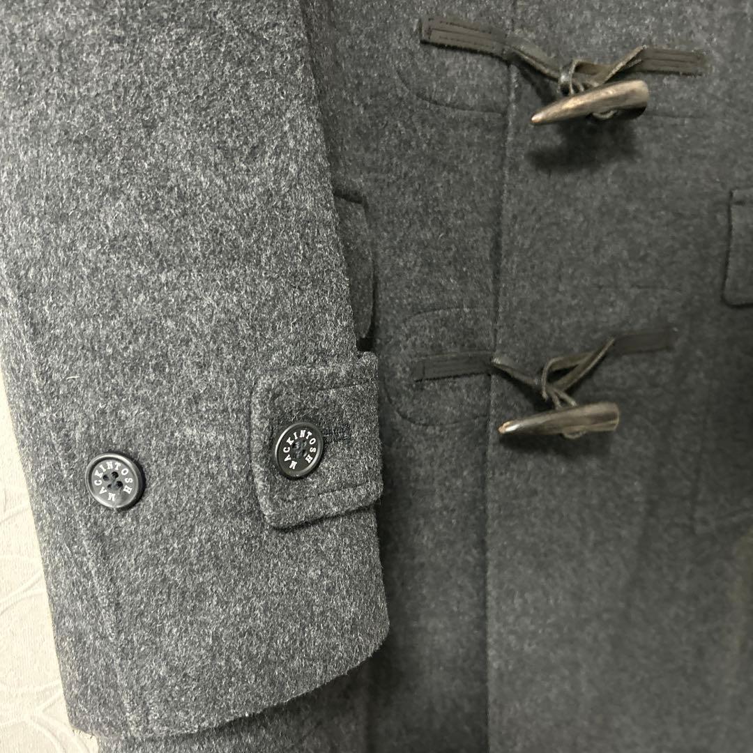 ★★マッキントッシュ／カシミア混ダッフルコート　ダークグレー S〜Mサイズ★★