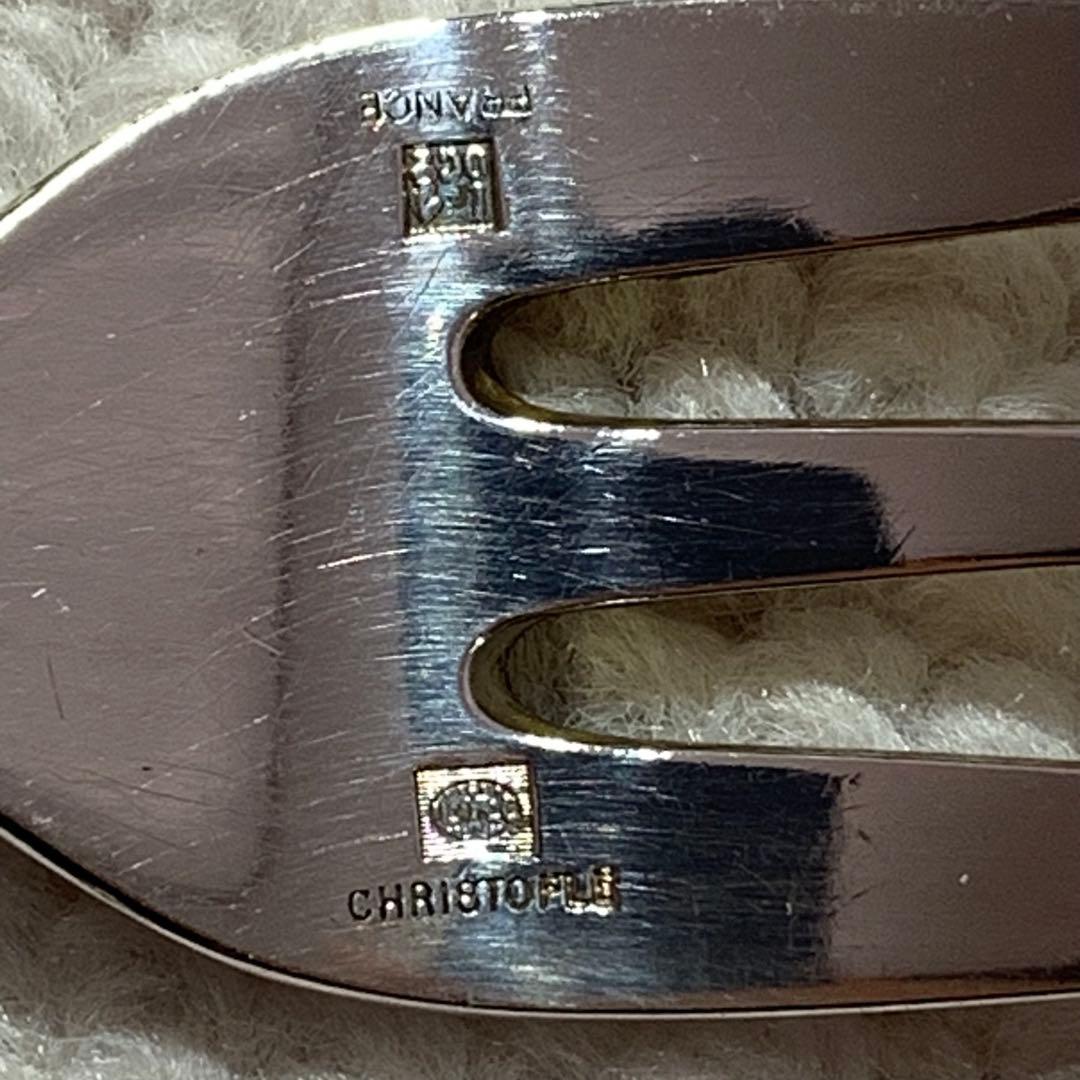 クリストフル　リュバン　コーヒースプーン2本　デザートフォーク1本　カトラリー