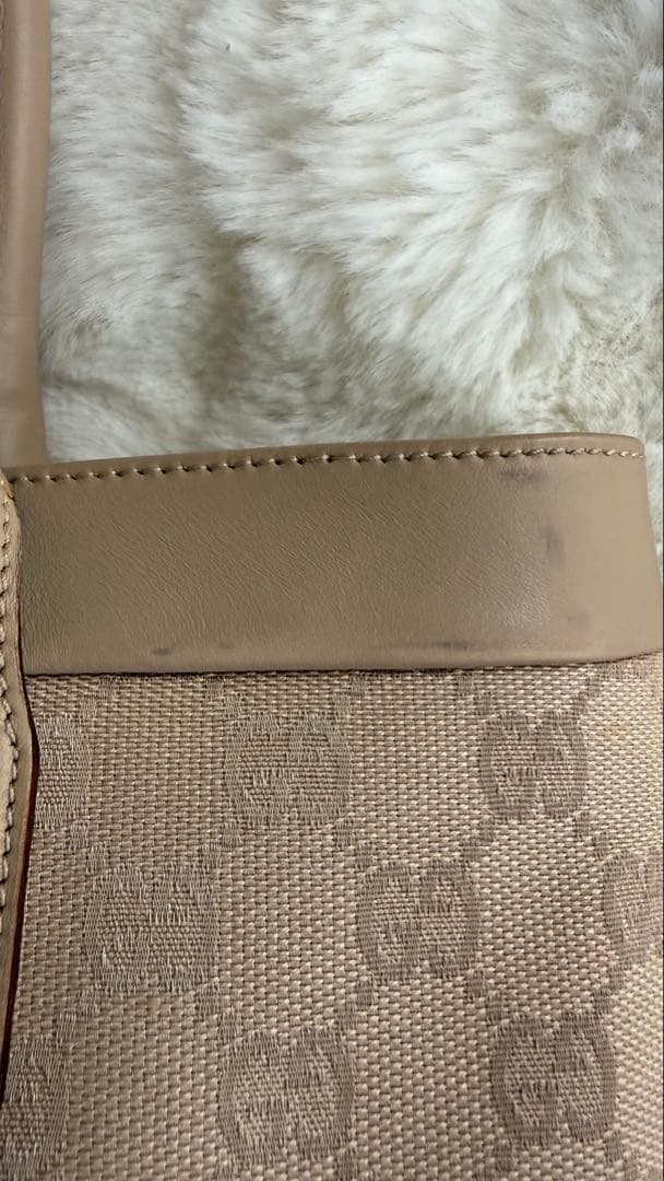 GUCCI GGパターン キャンバス トートバッグ ベージュ