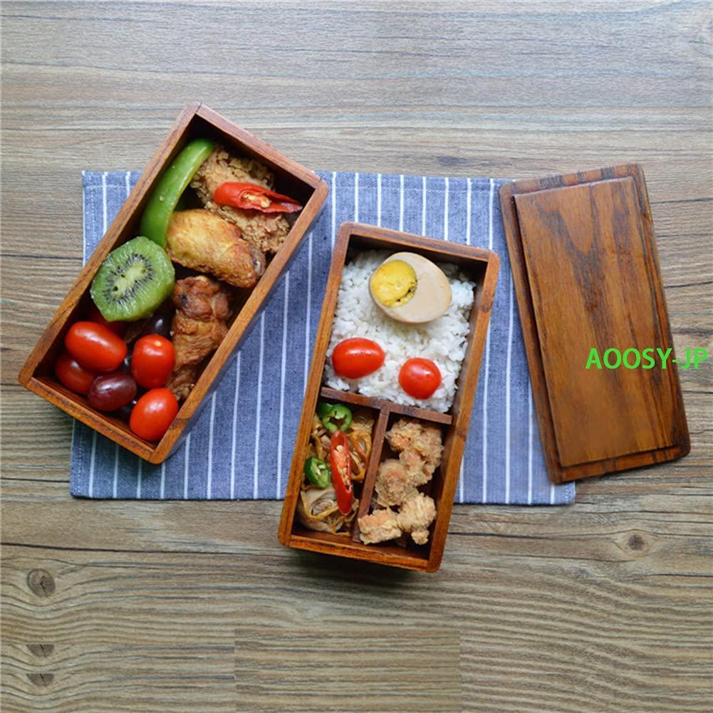 木製お弁当箱 スプーン＆フォーク付き