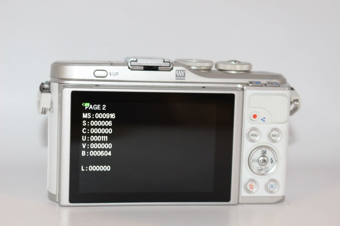 ★未使用級ショット数916回★ オリンパス　E-PL10 ダブルズームキット