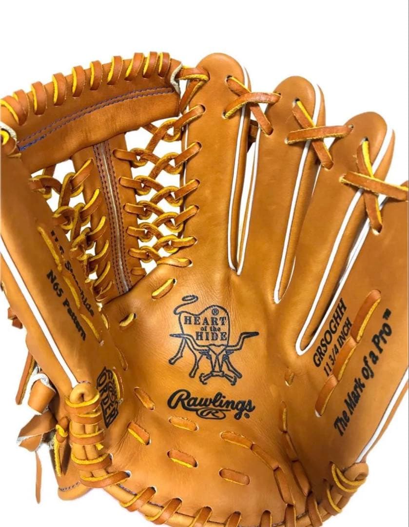 【本日掲載終了】ローリングス　軟式 HOH オーダーグラブ　リッチタン