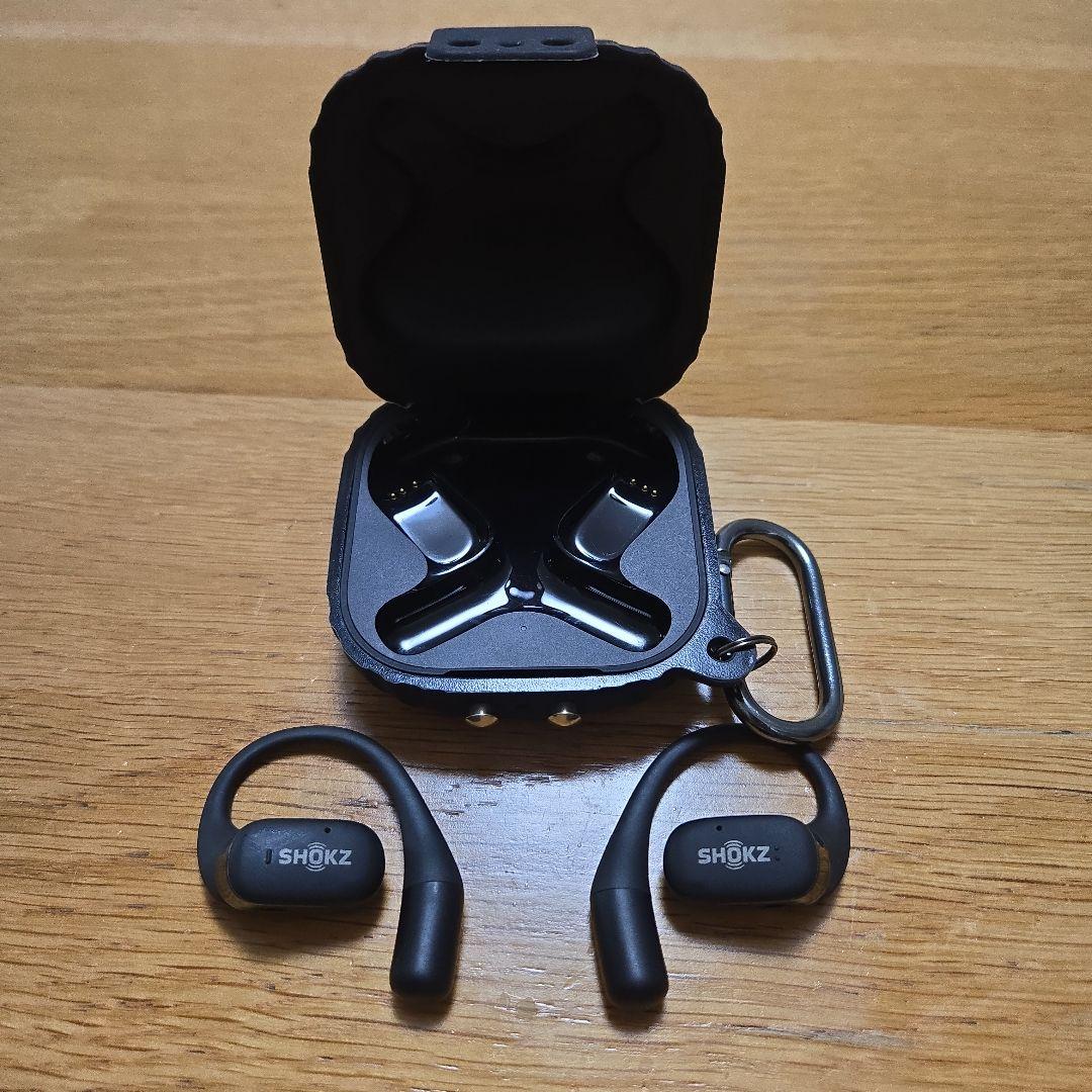 SHOKZ OPENFIT ワイヤレスイヤフォン 黒