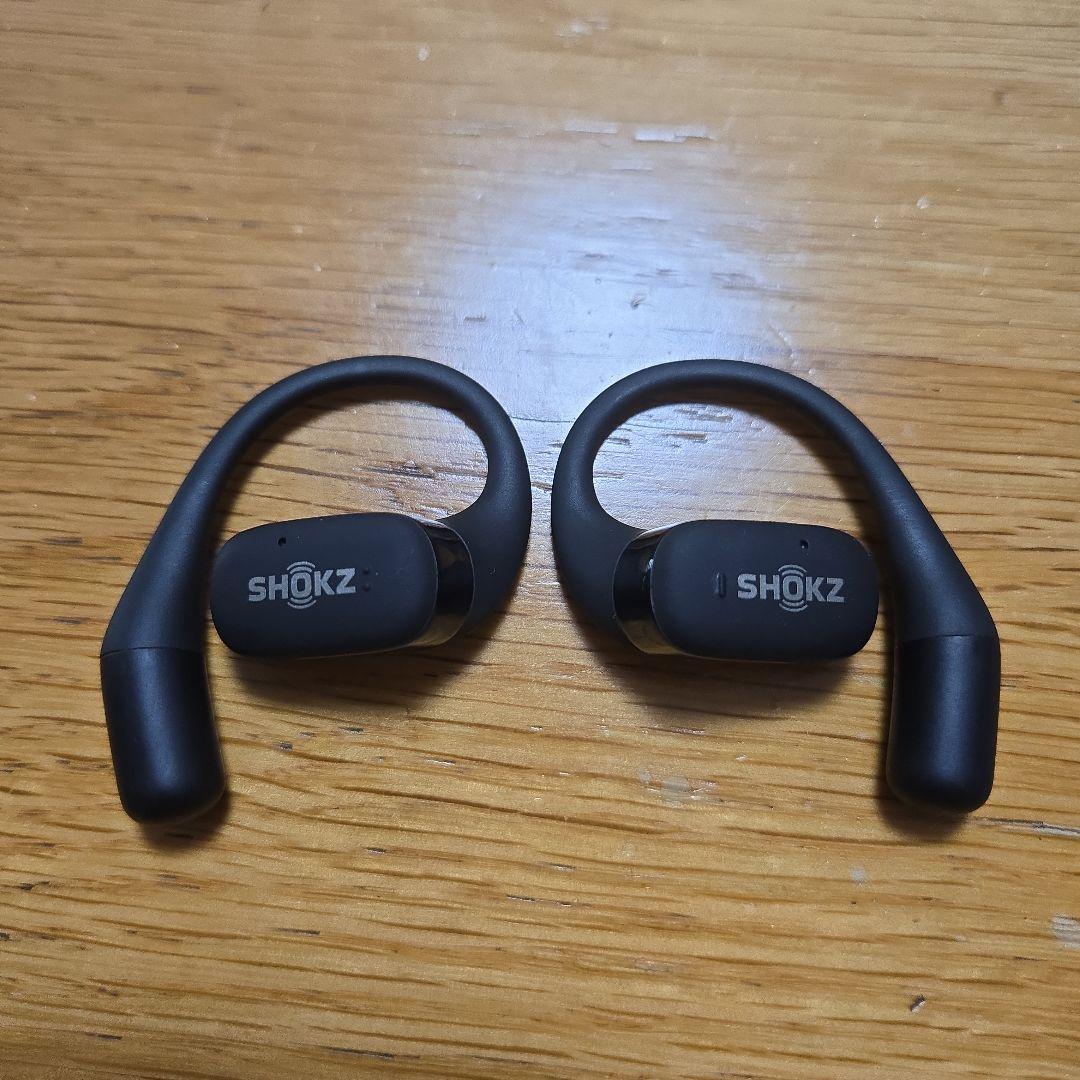 SHOKZ OPENFIT ワイヤレスイヤフォン 黒