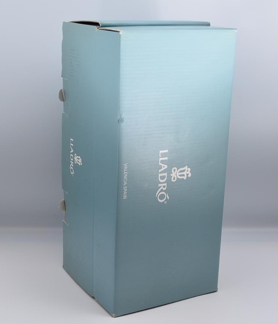 自然の美しさ　＃8114　★リヤドロ　スペイン　ポーセリン　光沢仕上げ　箱付き