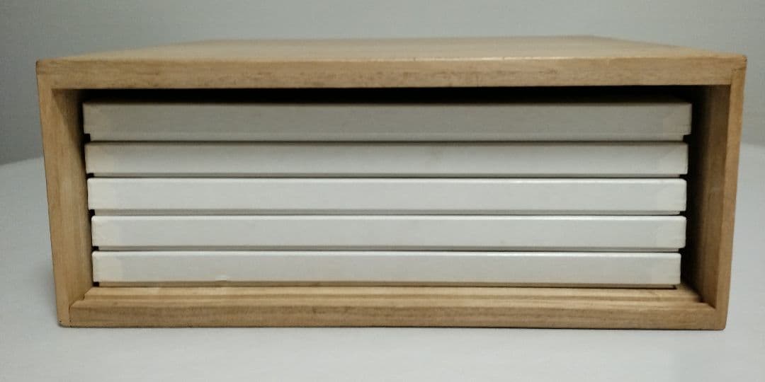 輪島塗　撫子沈金　卓上膳5客　作家もの　 三谷吾一