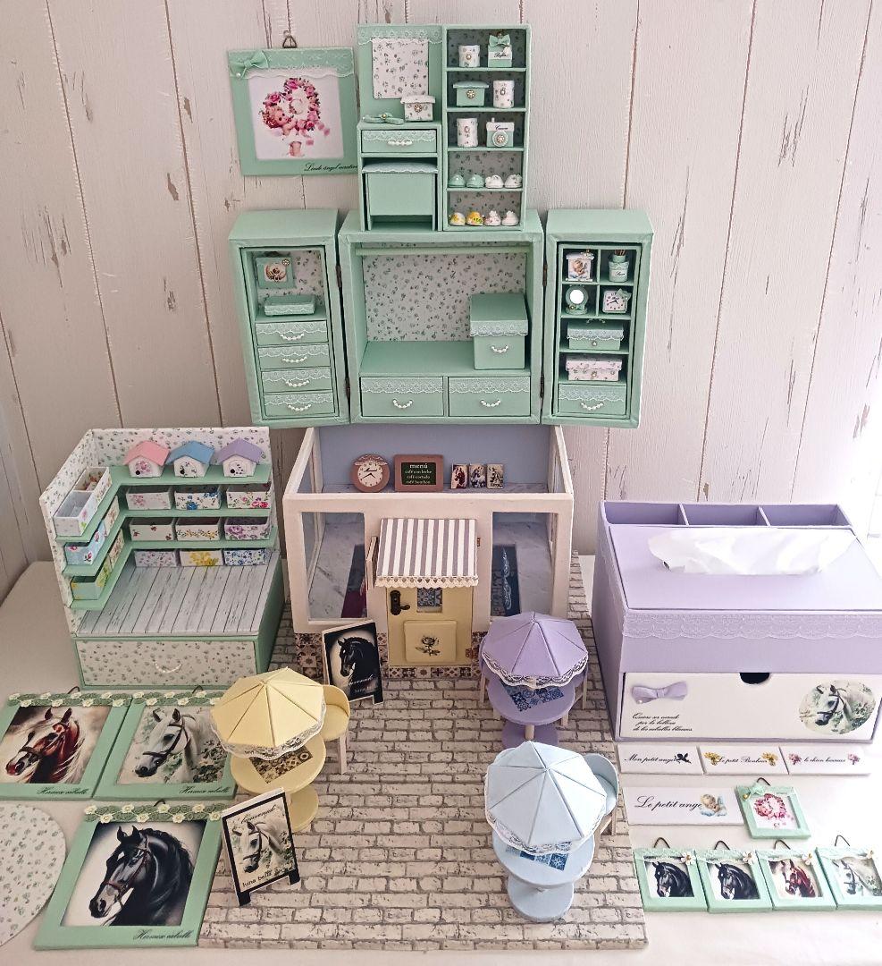 クッキー様＊kyo＊ハンドメイド＊ミニチュア＊Jiji＊飾り棚