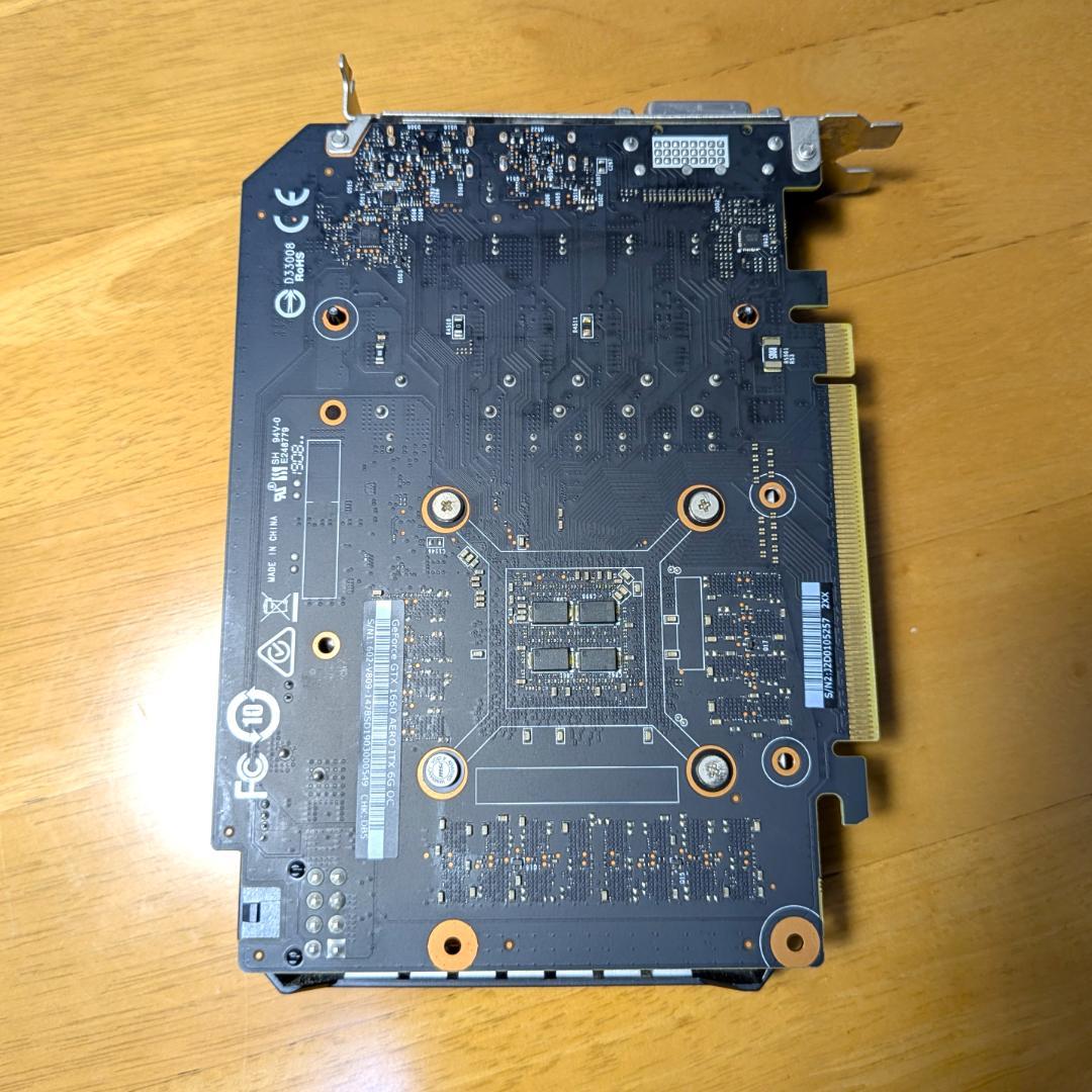 MSI GeForce GTX 1660 AEROグラフィックボード