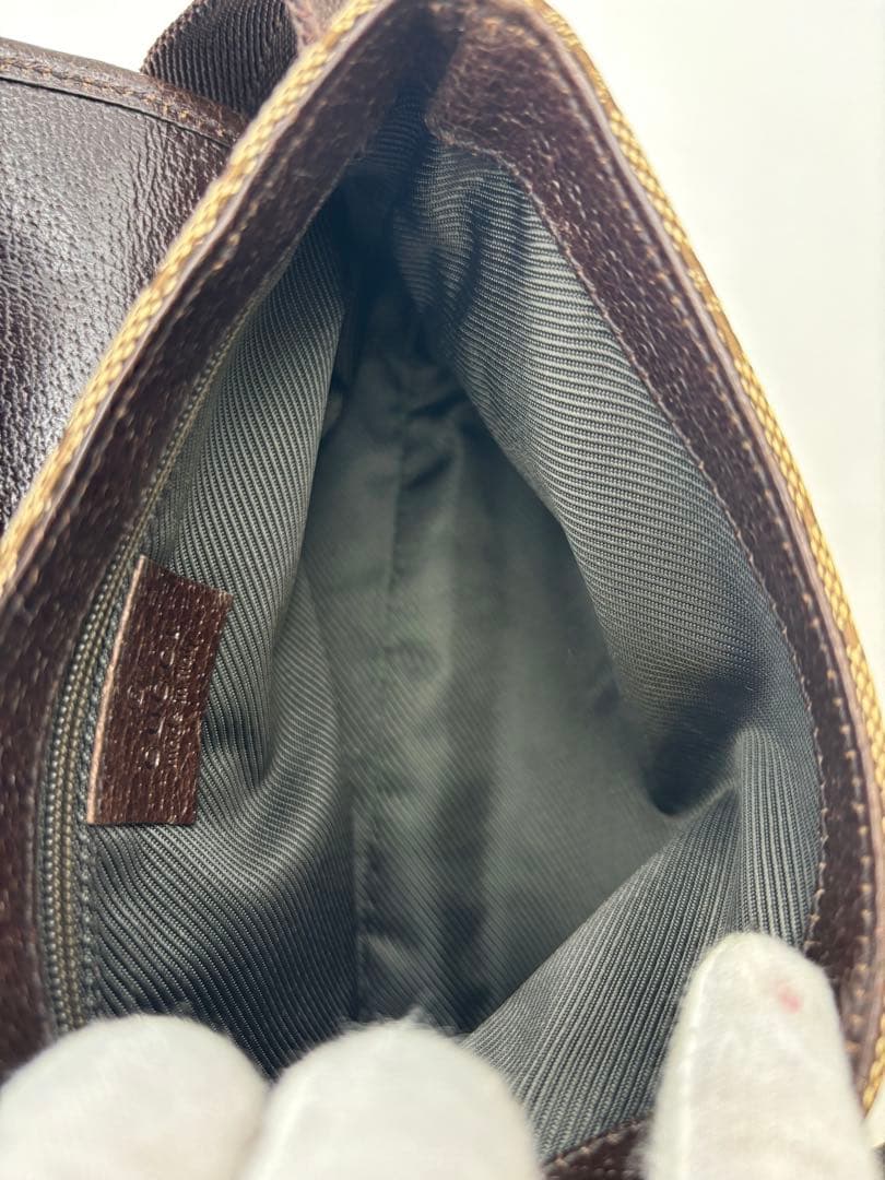 GUCCI グッチ GGキャンバス ボディバッグ ウエストポーチ 92543