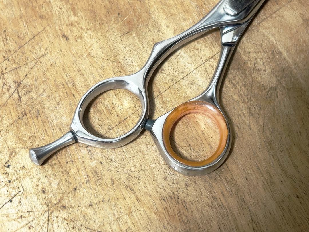 最終値下げ◆中古◆ UTSUMI 左利き用 トリミング両刃スキバサミ