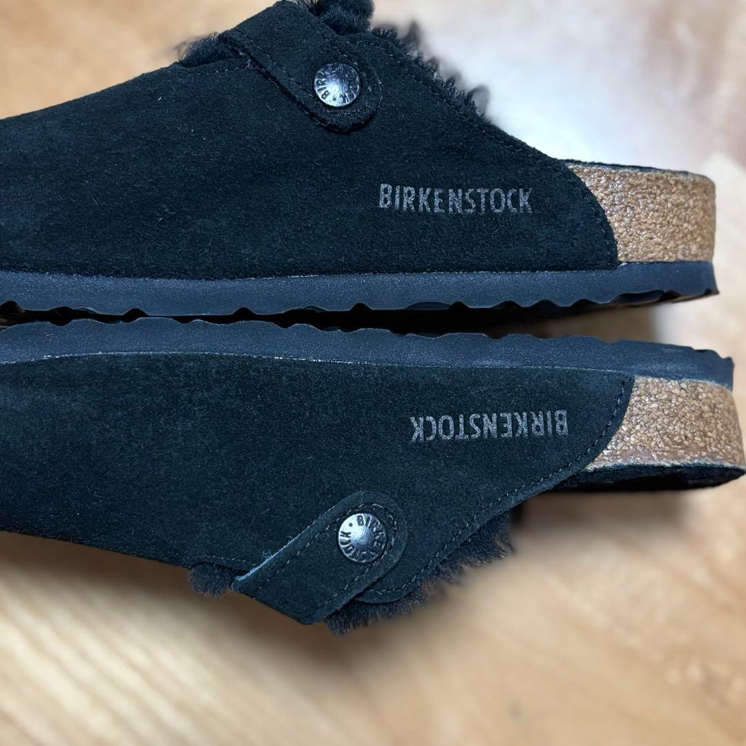 希少　ビルケンシュトック　ボストンシアリング　レギュラー　23cm ブラック