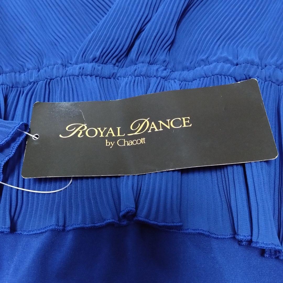 SALE☆チャコット　青　M ラップスタイル トップス　社交ダンス
