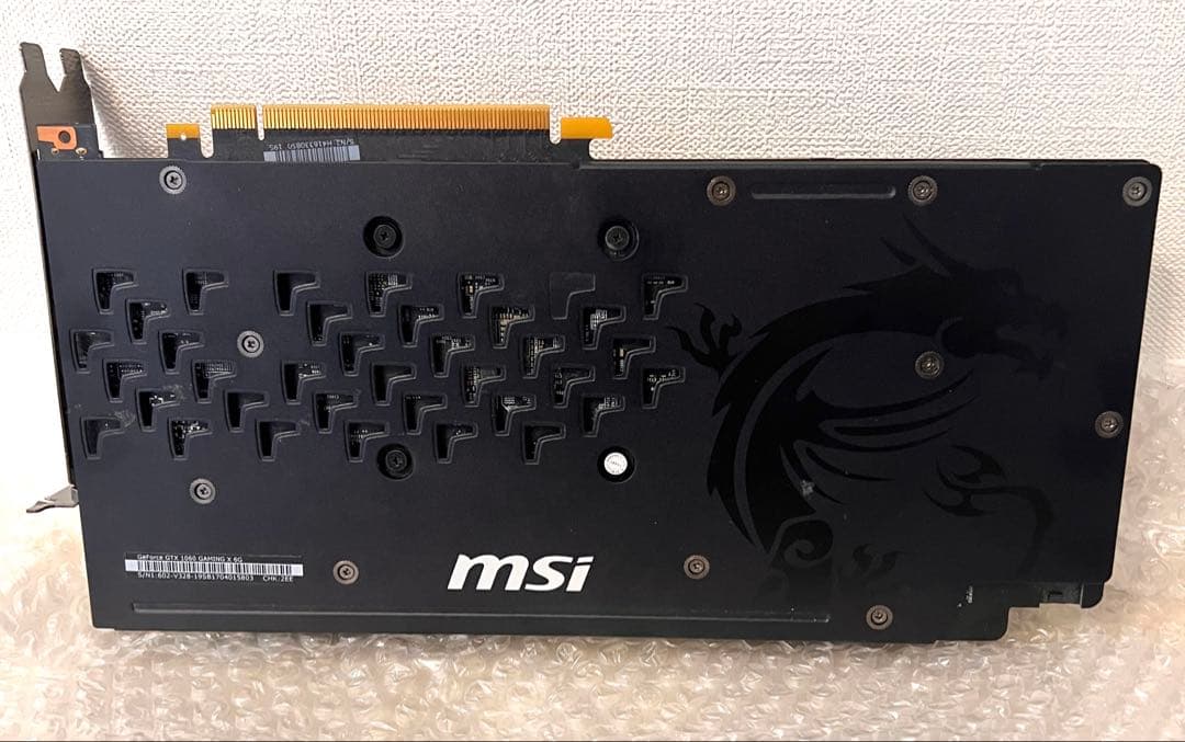 ★MSI GeForce GTX 1060 GAMING X 6G 動作確認済
