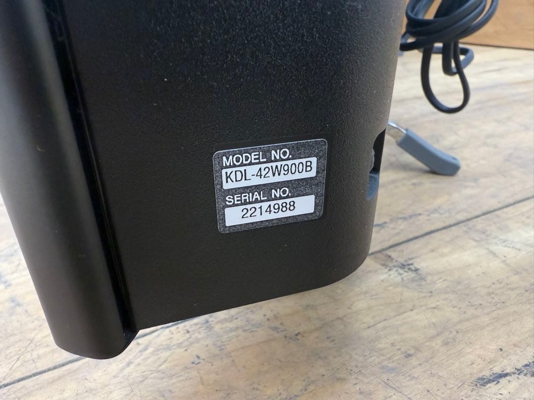 TG335 ソニーBRAVIA 42V型 液晶テレビ KDL-42W900B