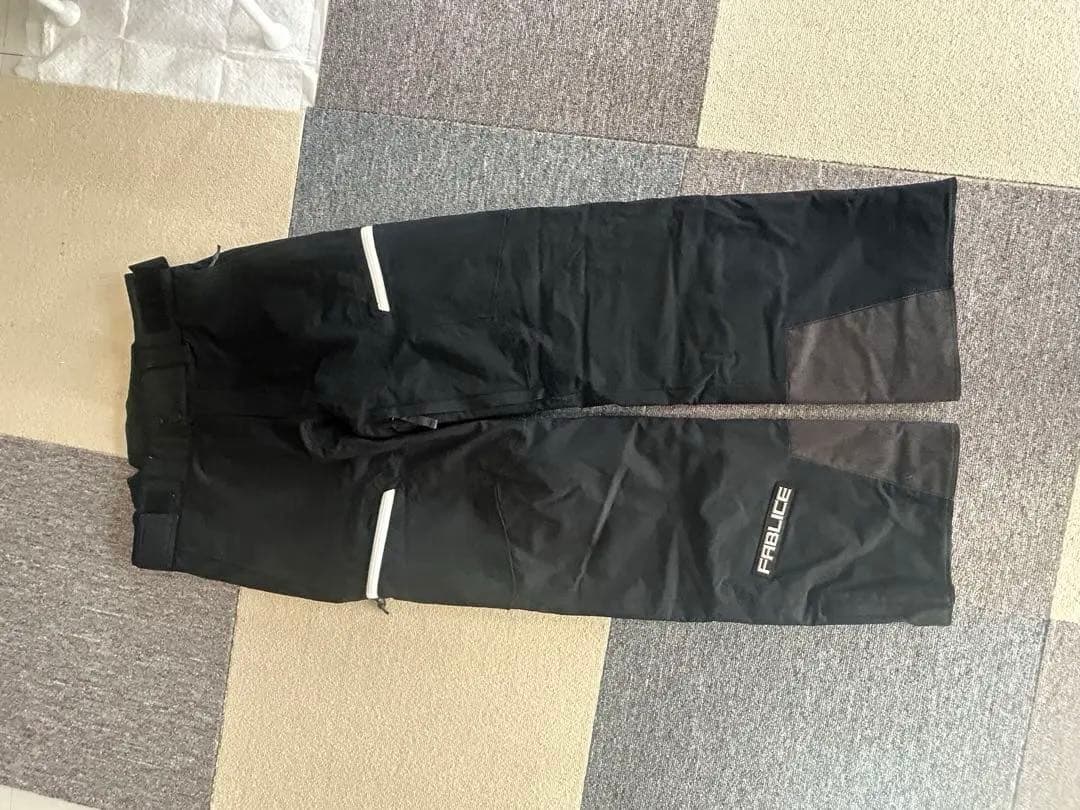 FRABICE スキーウェア グレー/ブラック/オレンジ　美品　着用少