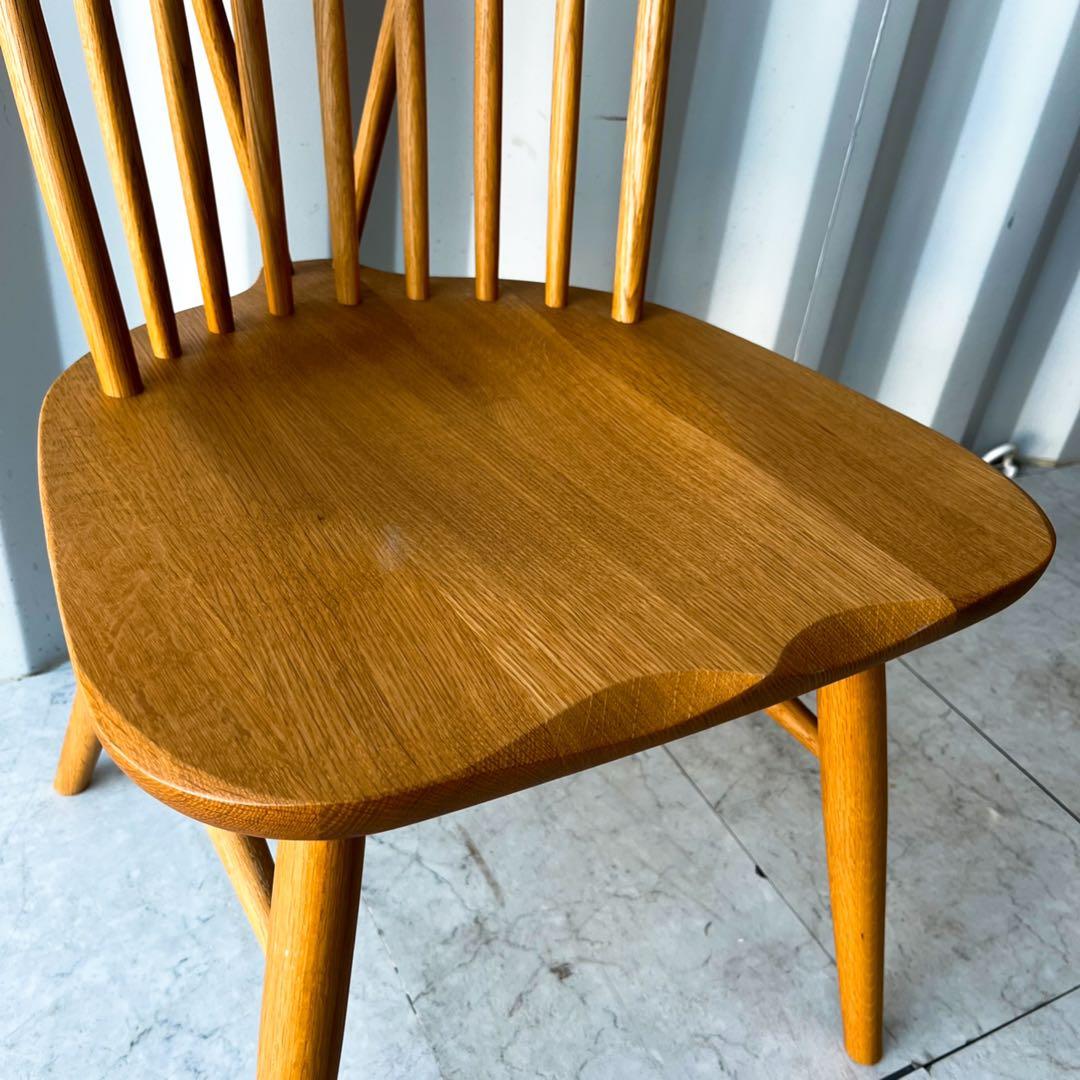 取付無料！飛騨産業 天然木オーク材 ニューマッキンレイ ウィンザーチェア2脚✨