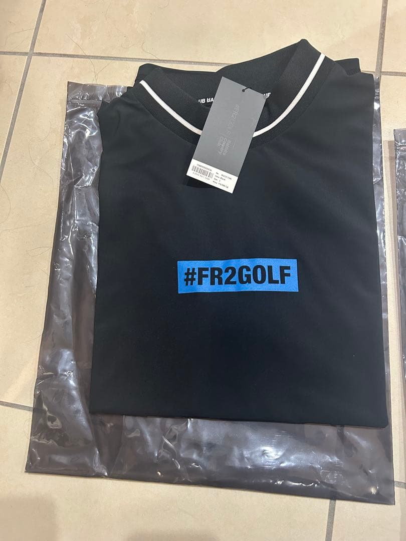 新品未使用！早い者勝ち！限定！FR2GOLF 3周年記念モックネックTシャツ　黒