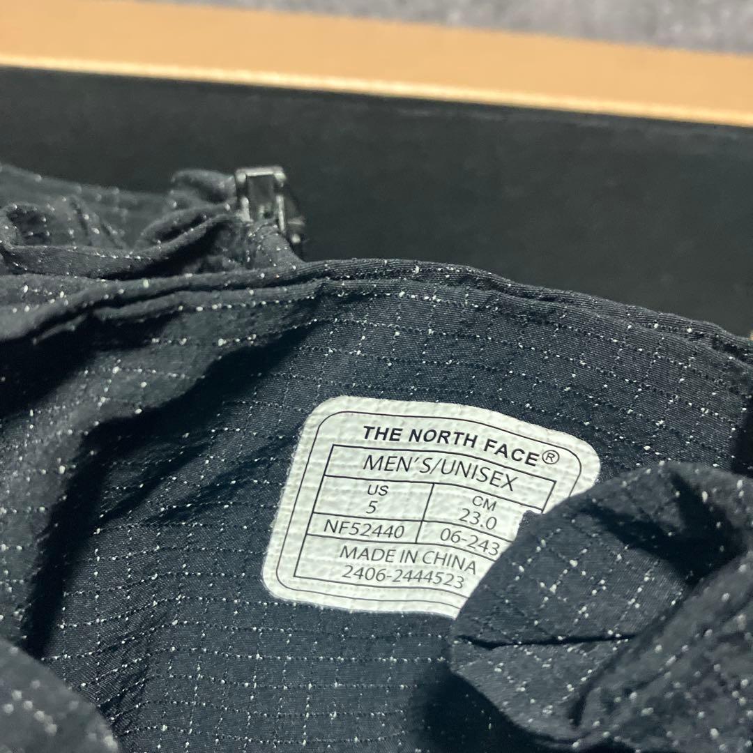 24AW ノースフェイス　スノー ブーツ ゴアテックス 防水　透湿　黒　23