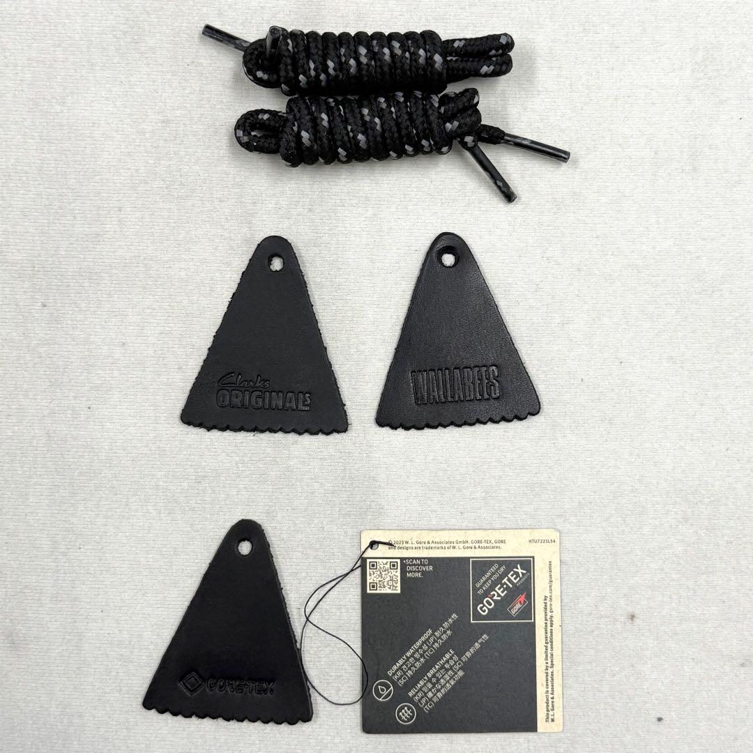 CLARKS Wallabee GTX goretex レザー ブラック