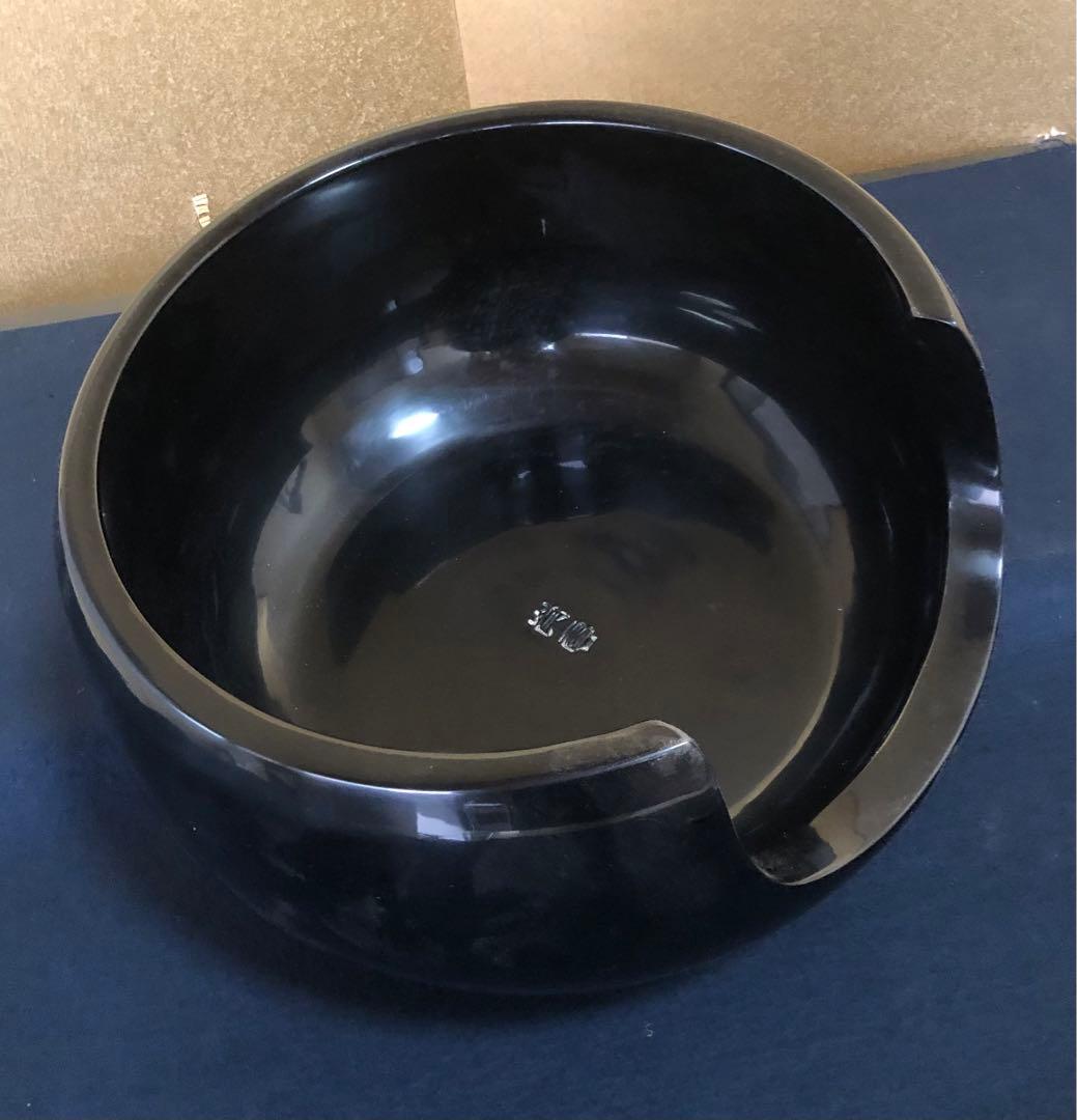 《R》茶道具 黒真塗 土風炉 崇雲 底瓦 元箱　260126く1