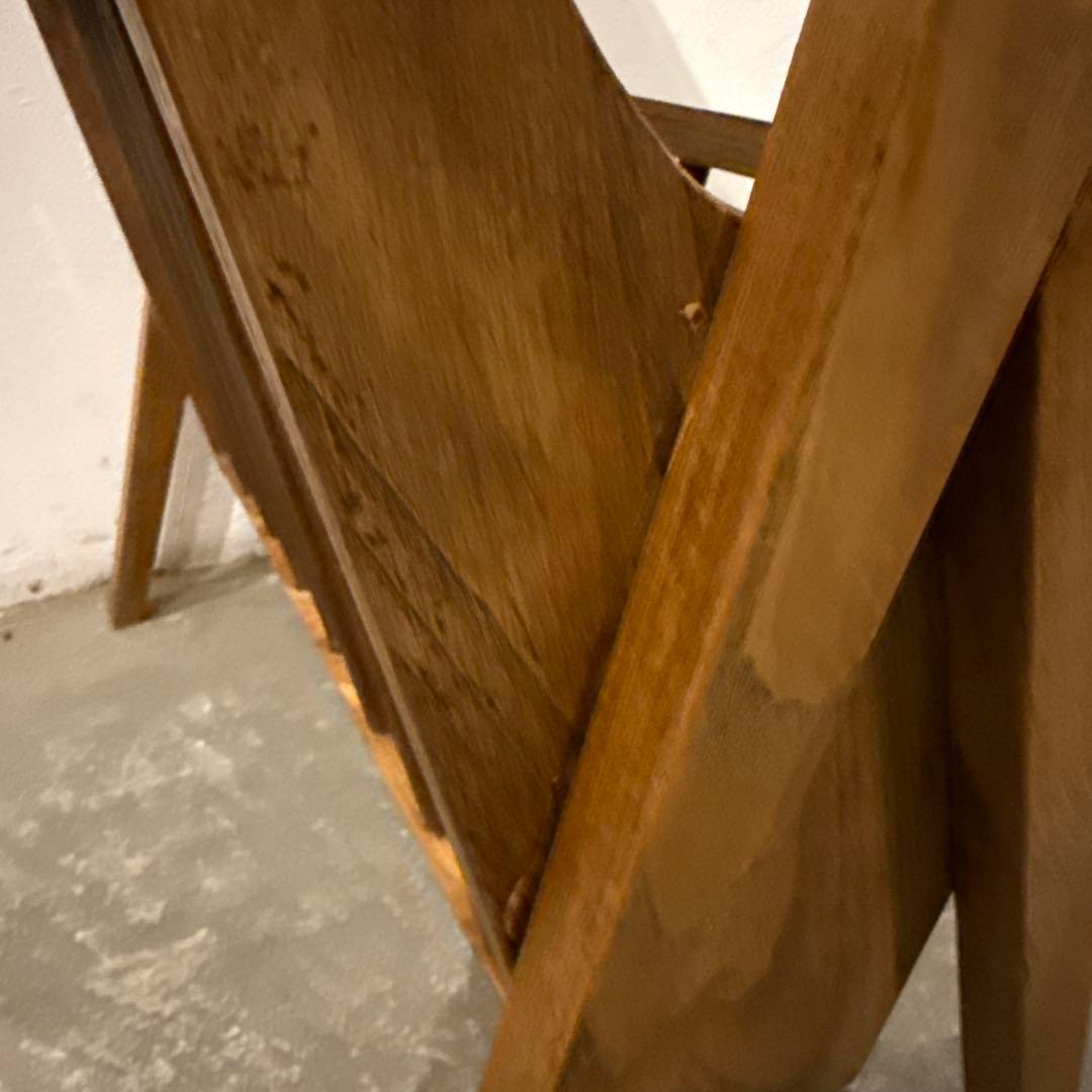 ヴィンテージ　サイドテーブル　ブックスタンド　マガジンラック