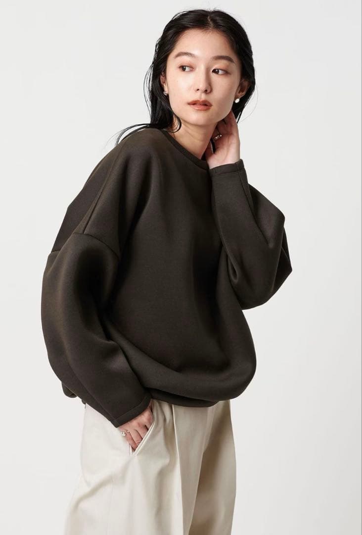 MARW UNITED ARROWS：ダンボール クルーネック プルオーバー