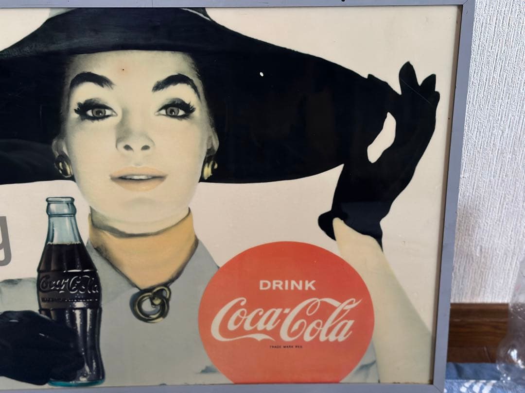 コカコーラ　ヴィンテージ　看板