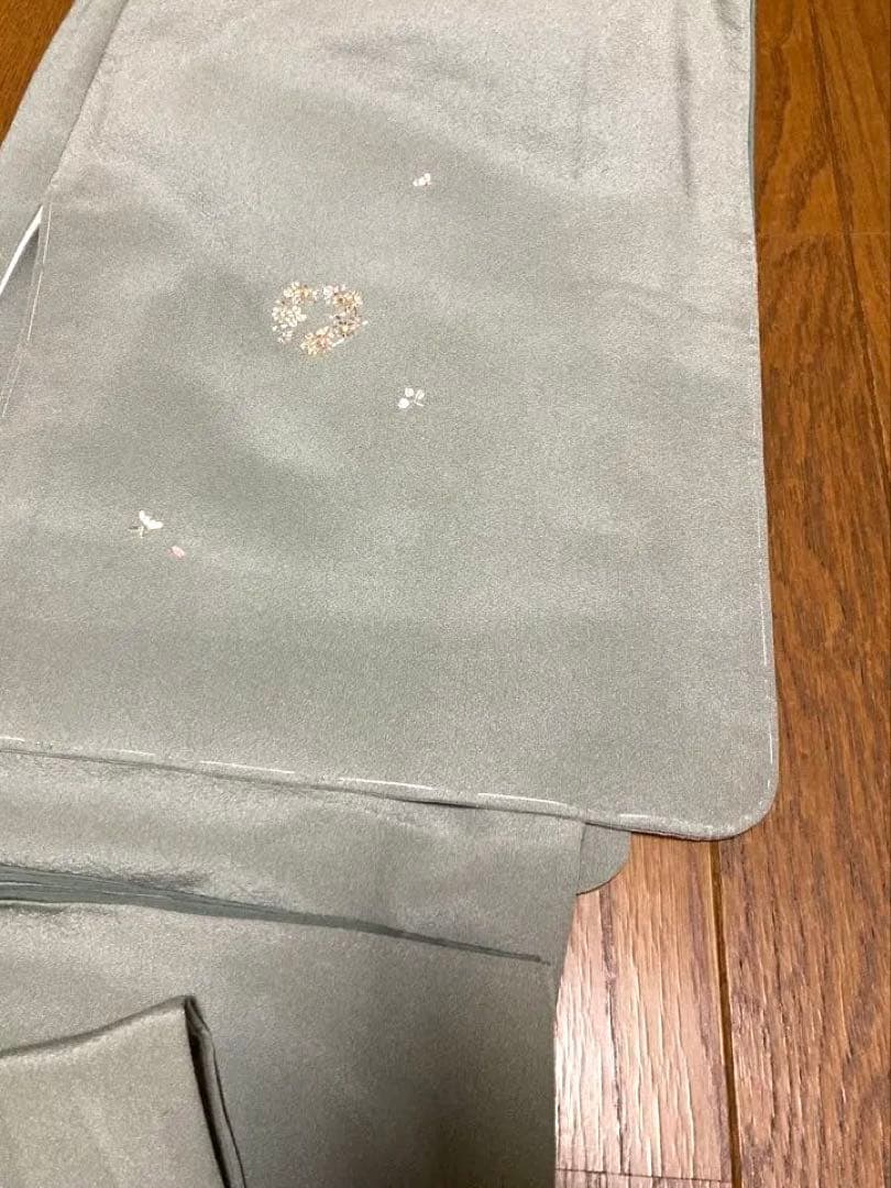 断捨離中　着物 付下げ 花刺繍