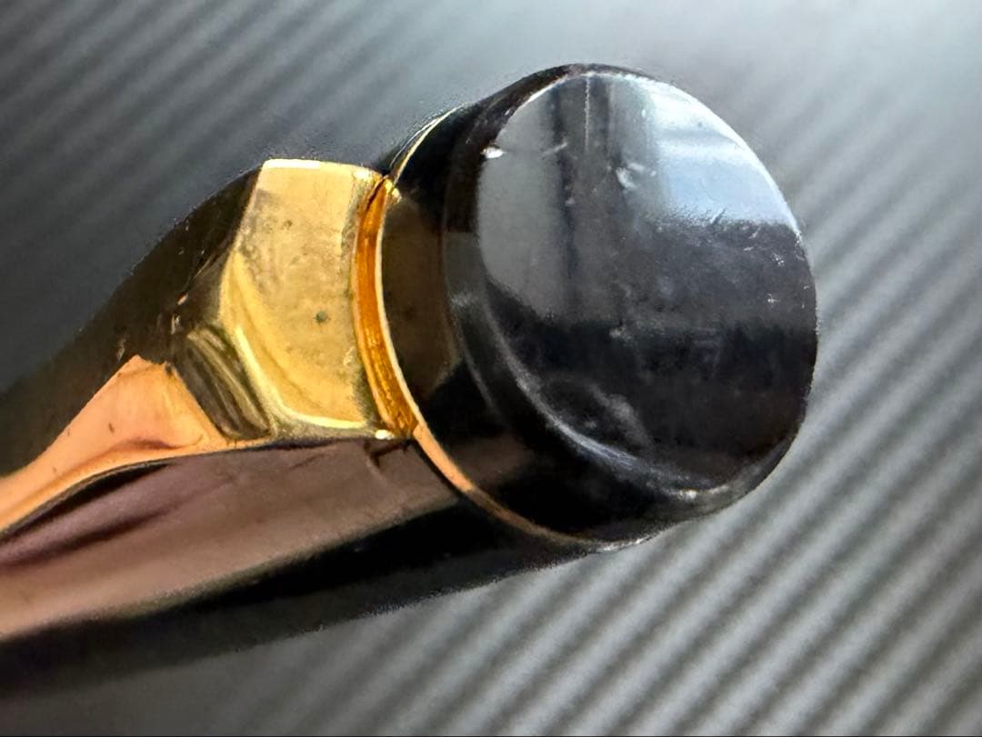 美品 パイロット 初期型 エラボー 万年筆 ブラック SM 軟中字