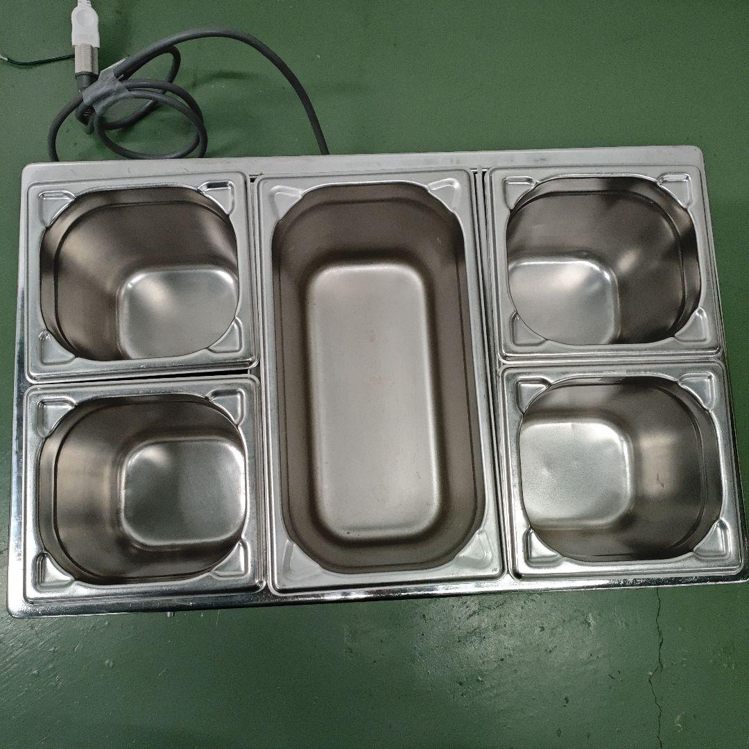 【通電確認済】Maruzen フードウォーマー 3列　ステンレス　100ボルト