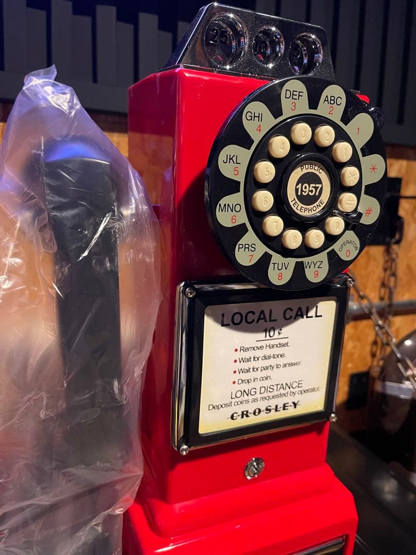 【 1950's未使用】Crosley CR56 Old Pay phone