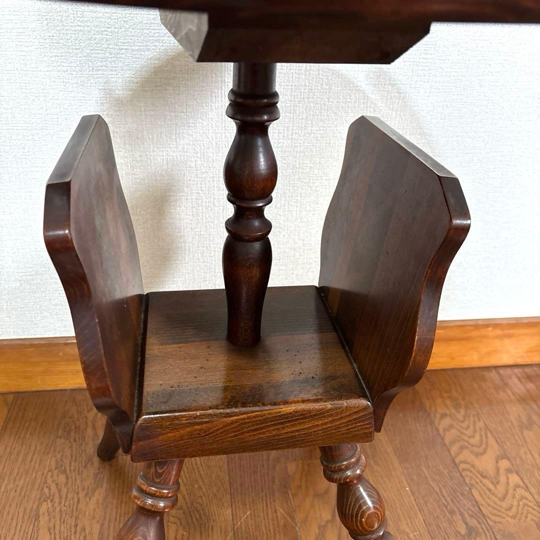 【良品】飛騨産業 サイドテーブル ティーテーブル ヴィンテージ