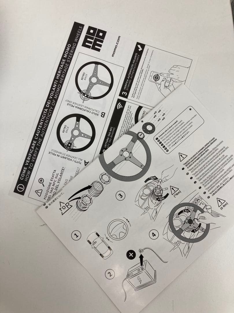 MOMO ドリフティング ステアリング　限定色　パープル　FINAL