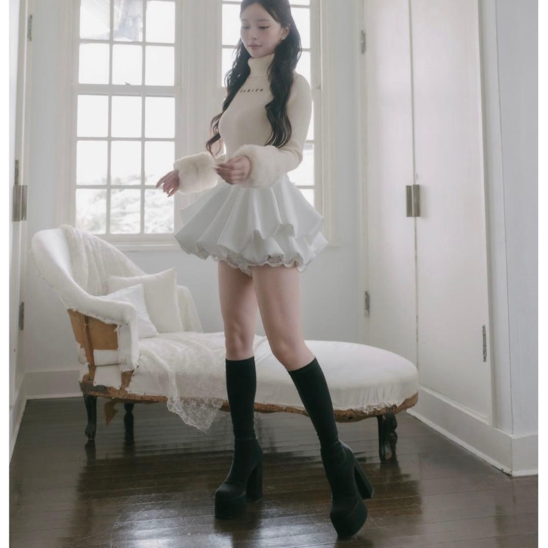 Darich Mサイズ　ウルトラストレッチロングブーツ黒ブラック　ダーリッチ