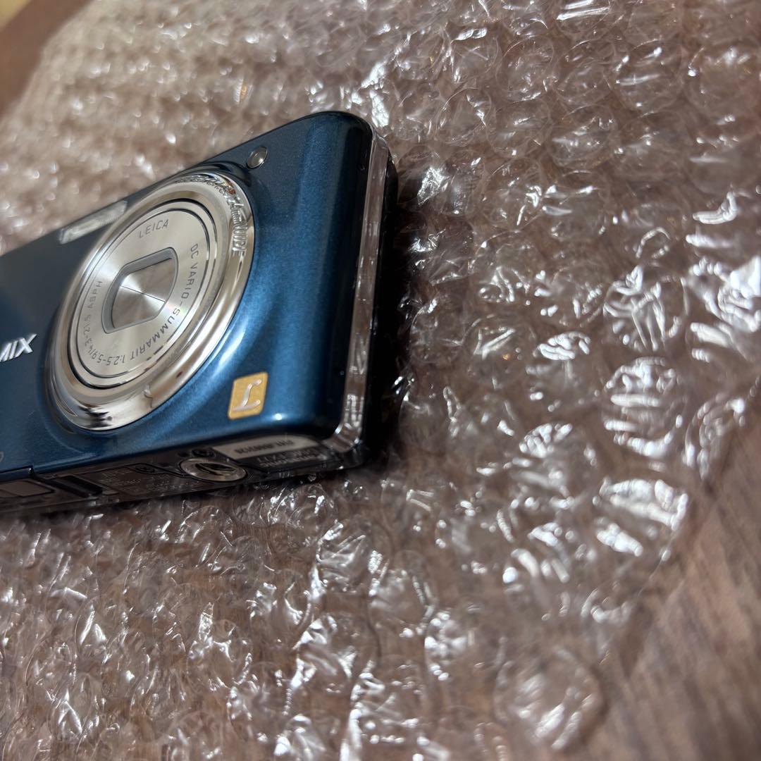 美品 Panasonic LUMIX ルミックス ブルー コンデジ　デジカメ