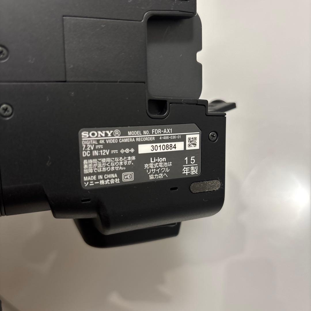 【美品】SONY FDR-AX1 ハンディーカム4K ワイコン、マイク、ケース付