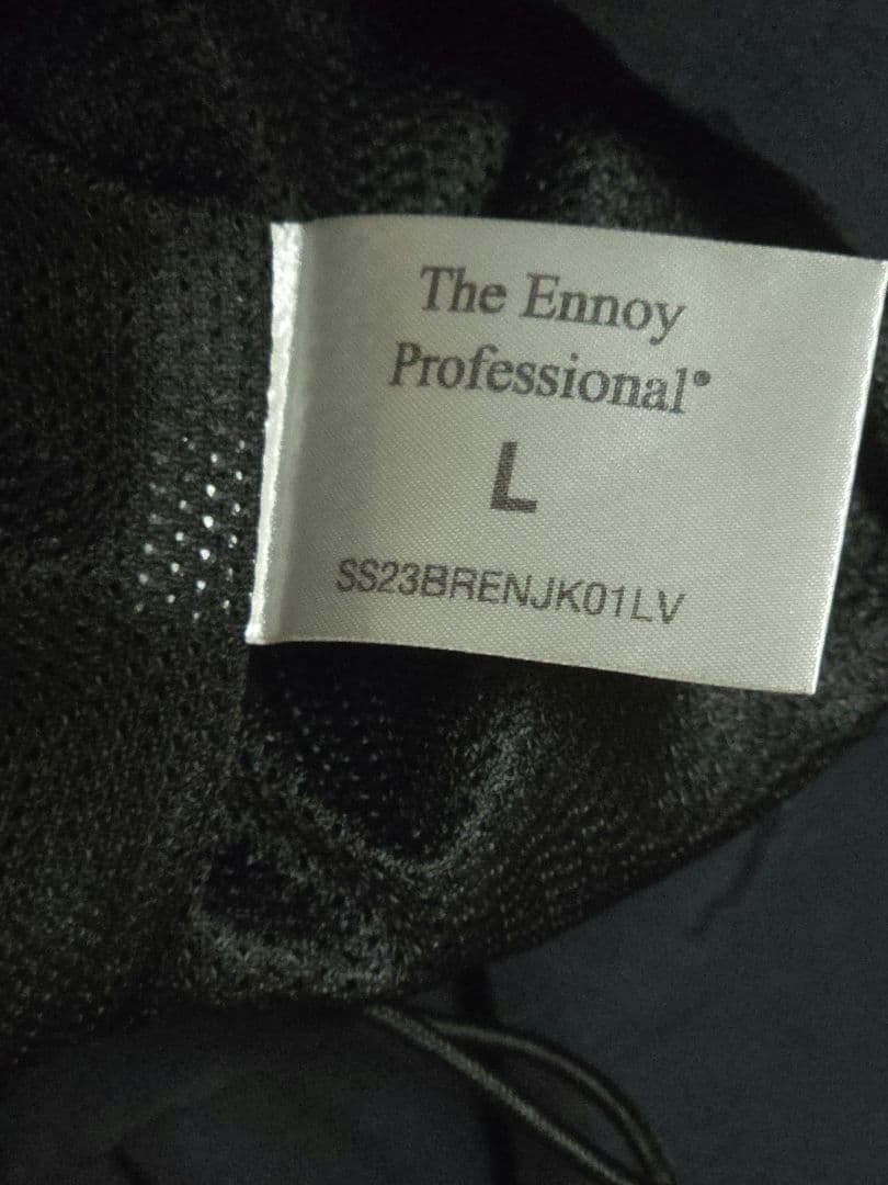 ennoy 23ss シャカシャカ　セットアップ　BLACK　Ｌsize 美品