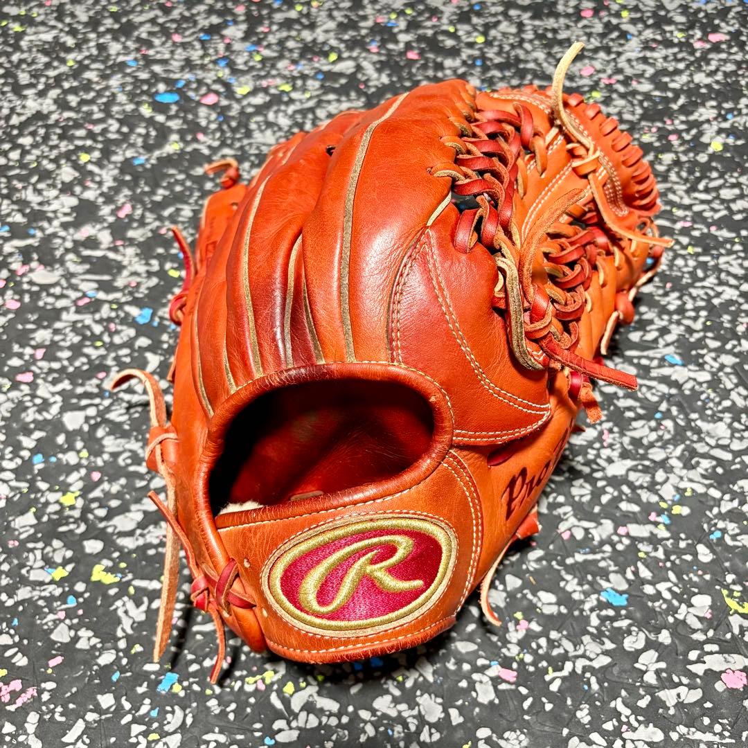ローリングス プロプリモ 和牛レザー 硬式用 外野手用 グローブ レッドオレンジ